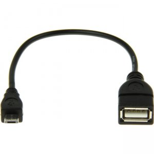 Rocstor Premium 6in Micro USB to USB OTG Host M/F Adatper Y10C136-B1