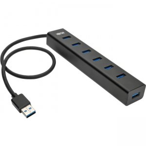 Tripp Lite 7-Port Portable USB 3.0 SuperSpeed Mini Hub, Aluminum U360-007-AL