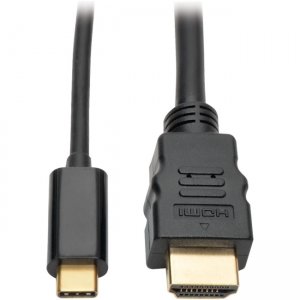 Tripp Lite USB C to HDMI Adapter Cable (M/M), 3840 x 2160 (4K x 2K) @ 30 Hz, 6 ft