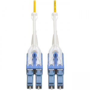 Tripp Lite Duplex Singlemode 8.3/125 Fiber Patch Cable, Push/Pull Tabs, 5 m N370-05M-T