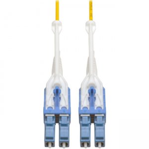 Tripp Lite Duplex Singlemode 8.3/125 Fiber Patch Cable, Push/Pull Tabs, 3 m N370-03M-T