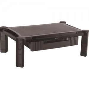 StarTech.com Monitor Riser with Drawer - Height Adjustable - Large MONSTADJDL