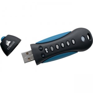Corsair Flash Padlock 3 64GB Secure USB 3.0 Flash Drive CMFPLA3B-64GB