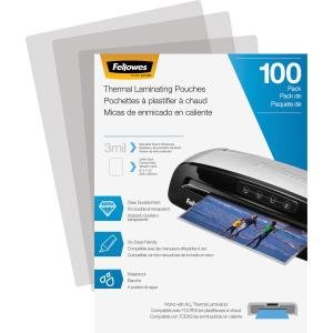 Fellowes Laminating Pouches - Letter, 3 mil, 100 Pack 5743301