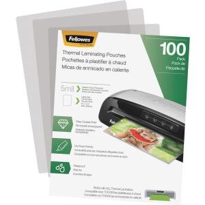 Fellowes Laminating Pouches - Letter, 5 mil, 100 Pack 5743501