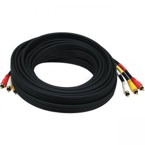 Monoprice RCA Coaxial Composite Video and Stereo Audio Cable, 25ft 126