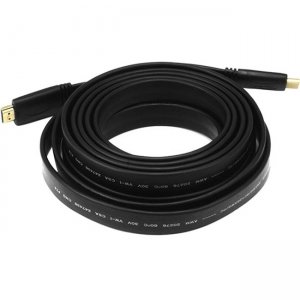 Monoprice Commercial Series Flat High Speed HDMI Cable, 15ft Black 4160