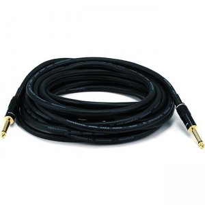 Monoprice 25ft Premier Series 1/4-inch (TS) Male to Male 16AWG Audio Cable (Gold Plated) 5499