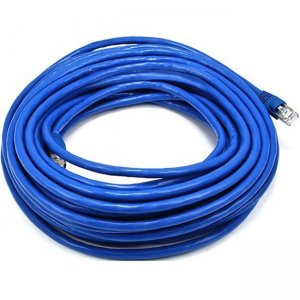 Monoprice Cat6A 26AWG STP Ethernet Network Patch Cable, 50ft Blue 5905
