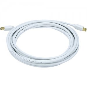 Monoprice 15ft 32AWG Mini DisplayPort Cable - White 5993