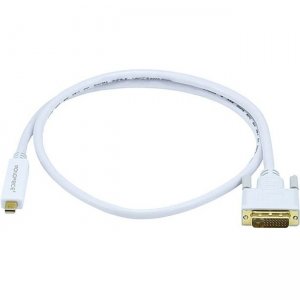 Monoprice 3ft 32AWG Mini DisplayPort to DVI Cable - White 5998