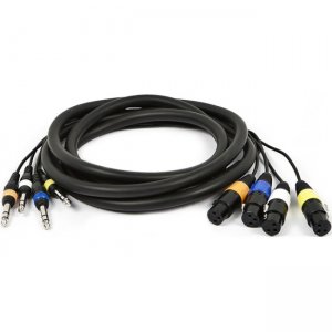 Monoprice 10ft 4-Channel TRS Male to XLR Female Snake Cable 8761
