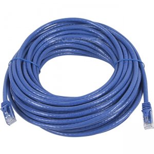 Monoprice FLEXboot Series Cat6 24AWG UTP Ethernet Network Patch Cable, 50ft Blue 9793