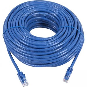 Monoprice FLEXboot Series Cat6 24AWG UTP Ethernet Network Patch Cable, 100ft Blue 9794