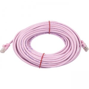 Monoprice FLEXboot Series Cat5e 24AWG UTP Ethernet Network Patch Cable, 50ft Pink 11345