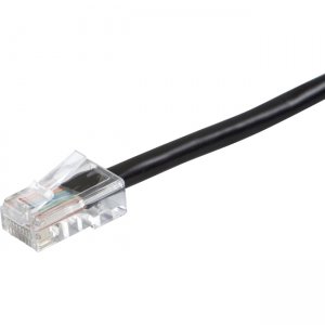 Monoprice ZEROboot Series Cat5e 24AWG UTP Ethernet Network Patch Cable, 50ft Black 13174