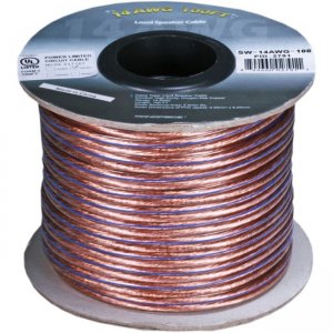 Monoprice Choice Series 14AWG Oxygen-Free Pure Bare Copper Speaker Wire, 100ft 2791