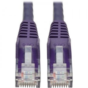 Tripp Lite Cat6 Gigabit Snagless Molded UTP Patch Cable (RJ45 M/M), Purple, 20 ft N201-020-PU