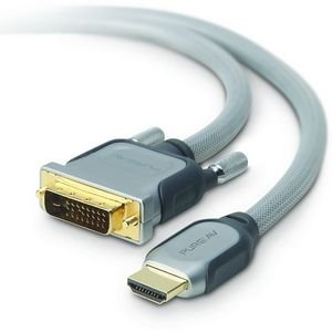 Belkin PureAV Silver Series HDMI Interface-to-DVI Video Cable AV52400B100