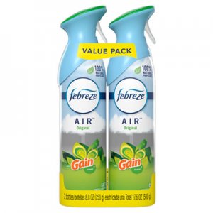 Febreze AIR, Gain Original, 8.8 oz Aerosol, 2/Pack PGC97810PK 97810PK