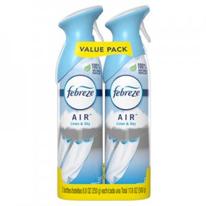 Febreze AIR, Linen and Sky, 8.8 oz Aerosol, 2/Pack PGC97799PK 97799PK