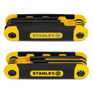 Stanley Folding Metric and SAE Hex Keys, 2/Pk BOSSTHT71839 STHT71839