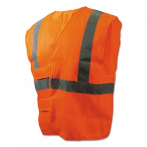Boardwalk Class 2 Safety Vests, Orange/Silver, Standard BWK00035