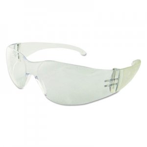 Boardwalk Safety Glasses, Clear Frame/Clear Lens, Polycarbonate, Dozen BWK00021