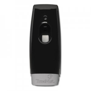 TimeMist Settings Metered Air Freshener Dispenser, 3.4" x 3.4" x 8.25", Black TMS1047811EA 1047811