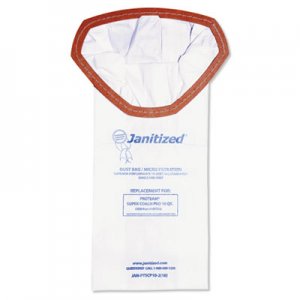 Janitized Vacuum Filter Bags Designed to Fit ProTeam Super Coach Pro 10, 100/CT APCJANPTSCP102 JAN-PTSCP10-2(10)
