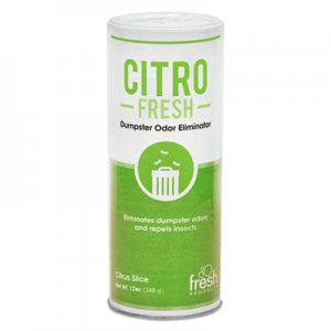 Fresh Products Citro Fresh Dumpster Odor Eliminator, Citronella, 12 oz Canister, 12/Carton FRSCITRO12 CITRO12
