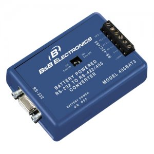B+B Battery Powered RS-232 to RS-422/485 Converter 485BAT3