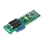 Supermicro 1 UIO & 3 PCI Express x8 Slot Riser Card Left Side RSC-R2UU-UA3E8+