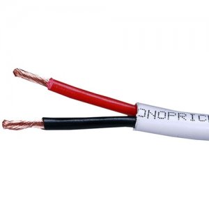 Monoprice 100ft 12AWG CL2 Rated 2-Conductor Loud Speaker Cable (For In-Wall Installation) 2817