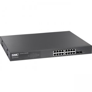 SMC Networks EZ Switch 10/100/1000 16 Port Gigabit Web Managed SMCGS18P-SMART NA SMCGS18P-SMART