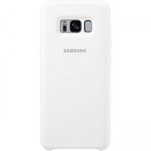 Samsung Galaxy S8 Silicone Cover, White EF-PG950TWEGWW