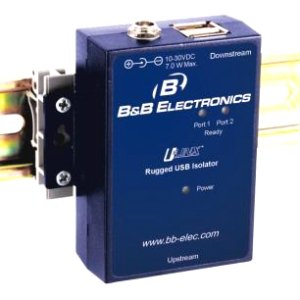 B+B 1 Port Rugged USB Isolator UHR401