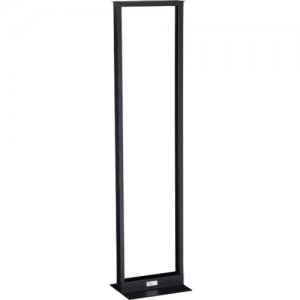 Black Box 45U 2-Post Rack, 19" x 15"D, 12-24 EIA Holes, 1000lbs RM162A-R3