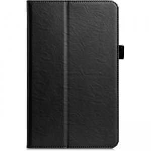 Amzer Shell Portfolio Case - Black Leather Texture 98764