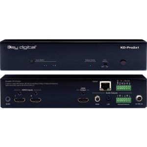 Key Digital Audio/Video Switchbox KD-PRO2X1