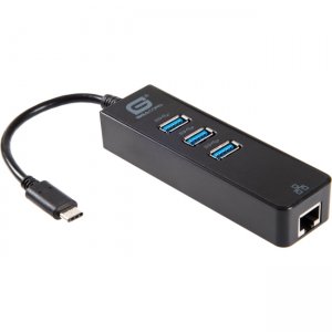 CP TECH Gigacord USB/Ethernet Combo Hub GC-31556