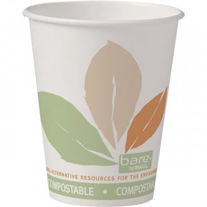 Solo Bare Eco-Forward SS PLA Paper Hot Cups 378PLAJ723CT SCC378PLAJ723CT