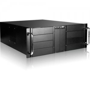 iStarUSA 4U 10-Bay Stylish Storage Server Rackmount with 500W Redundant Power Supply D-410-50R8PD2