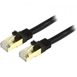 StarTech.com Cat6a Ethernet Patch Cable - Shielded (STP) - 20 ft., Black C6ASPAT20BK