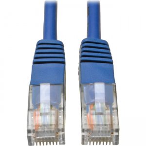 Tripp Lite Cat5e 350 MHz Molded UTP Patch Cable (RJ45 M/M), Blue, 75 ft N002-075-BL