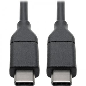 Tripp Lite USB 2.0 Hi-Speed Cable with 5A Rating, USB-C to USB-C (M/M), 3 ft