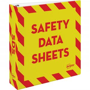 Avery Safety Data Sheets Binder 18951 AVE18951