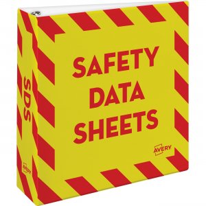 Avery Safety Data Sheets Binder 18952 AVE18952