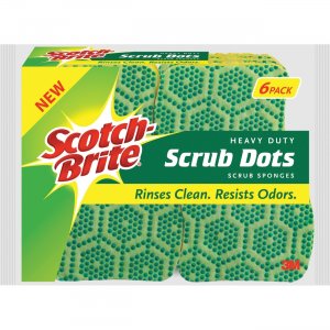 Scotch-Brite Scrub Dots Heavy-duty Scrub Sponge 303064 MMM303064