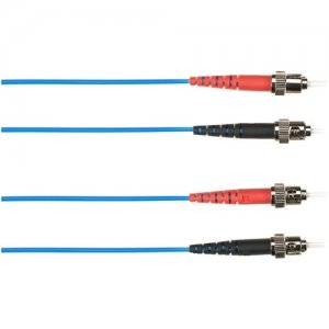 Black Box Duplex Fiber Optic Patch Network Cable FOCMRSM-025M-STST-BL
